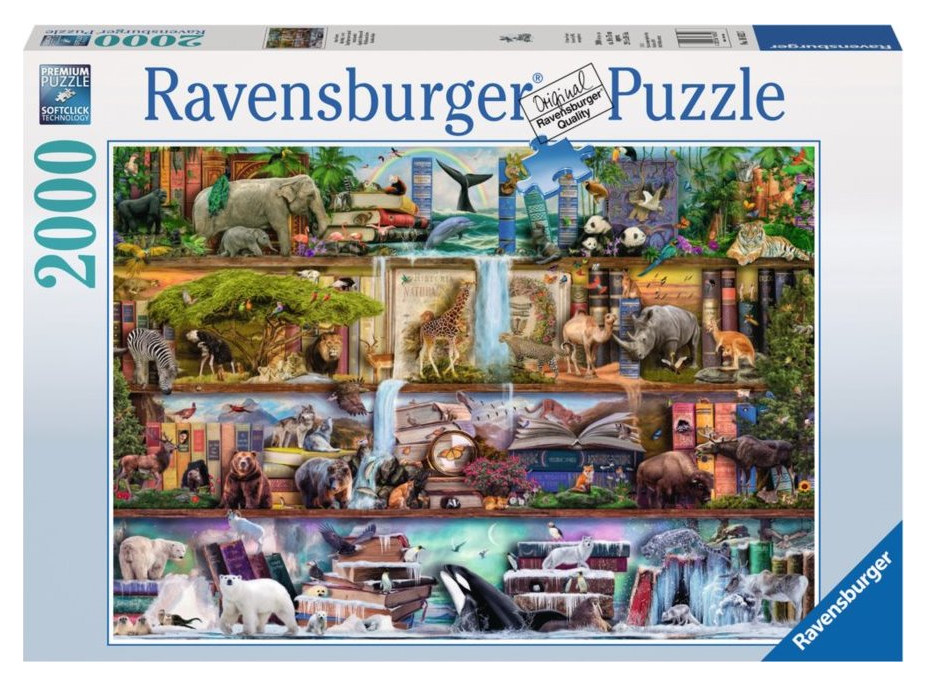 RAVENSBURGER Puzzle Království divokých zvířat 2000 dílků