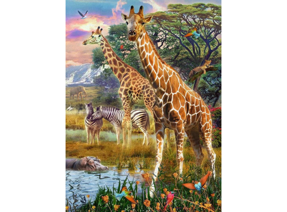 RAVENSBURGER Puzzle Savana XXL 150 dílků