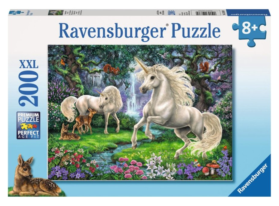 RAVENSBURGER Puzzle Kouzelní jednorožci XXL 200 dílků