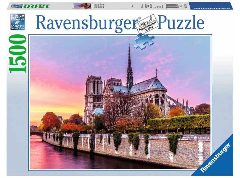 RAVENSBURGER Puzzle Notre Dame, Paříž 1500 dílků