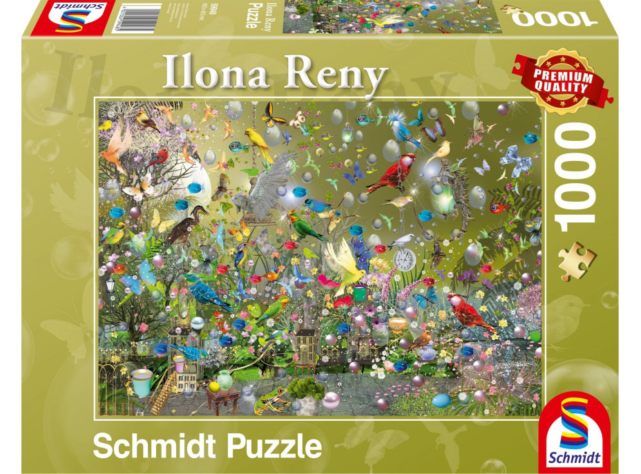 SCHMIDT Puzzle Papouščí džungle 1000 dílků