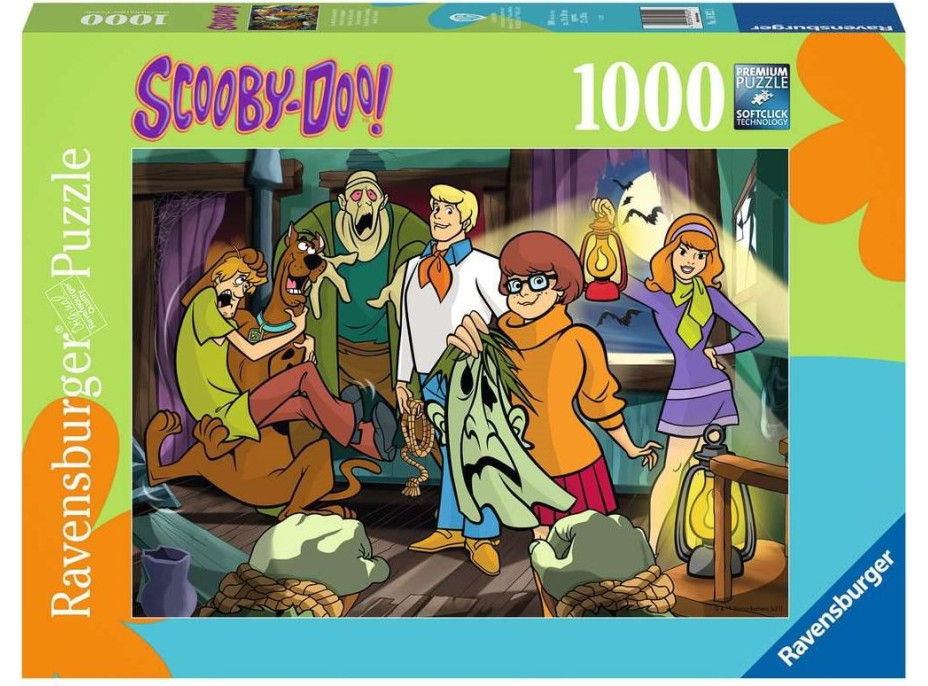 RAVENSBURGER Puzzle Scooby Doo: Odhalení 1000 dílků