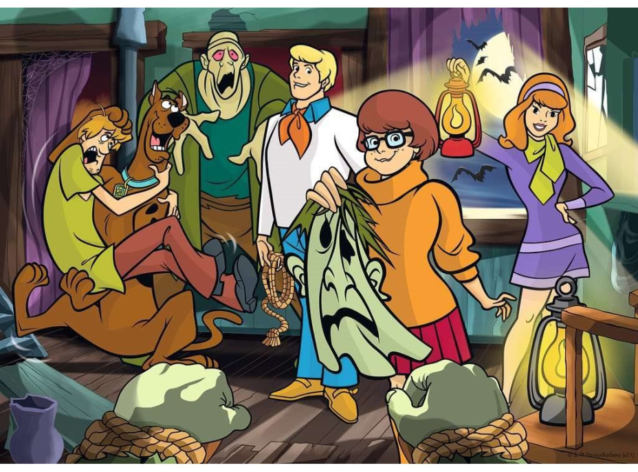 RAVENSBURGER Puzzle Scooby Doo: Odhalení 1000 dílků