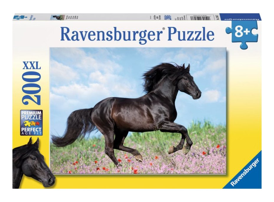RAVENSBURGER Puzzle Černý hřebec XXL 200 dílků