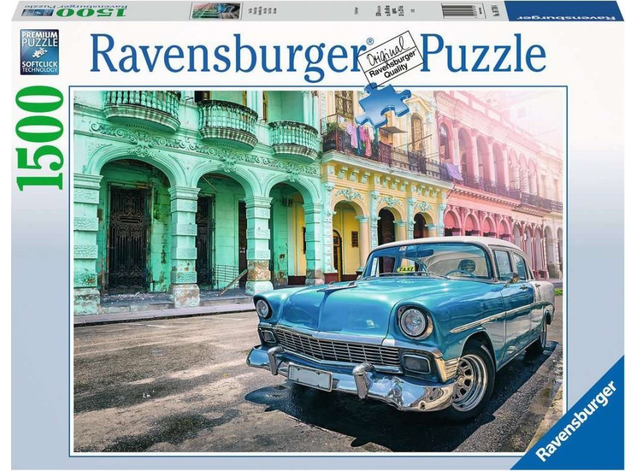 RAVENSBURGER Puzzle Kubánské auto 1500 dílků