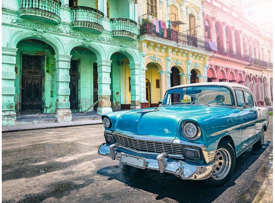 RAVENSBURGER Puzzle Kubánské auto 1500 dílků