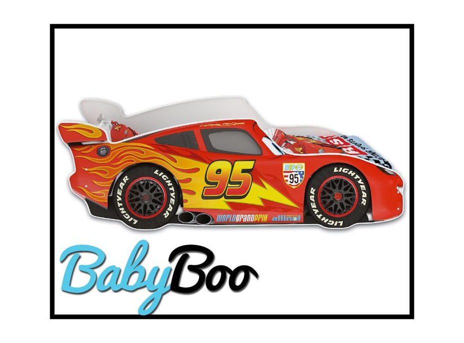 Dětská autopostel Disney 140x70 - BLESK MCQUEEN