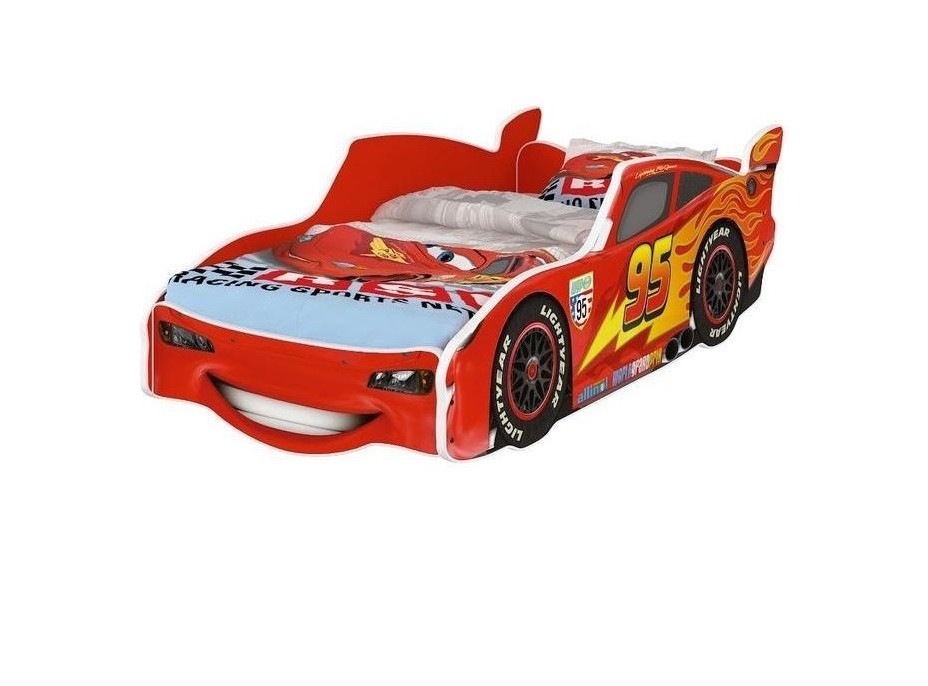 Dětská autopostel Disney 140x70 - BLESK MCQUEEN červená