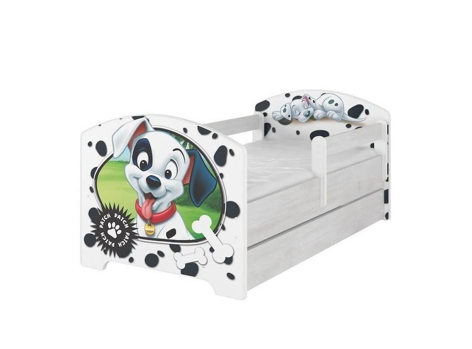 Dětská postel Disney - 101 DALMATINŮ 160x80 cm