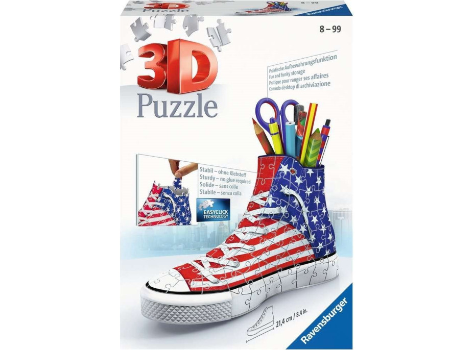 RAVENSBURGER 3D puzzle Kecka (americká) 108 dílků
