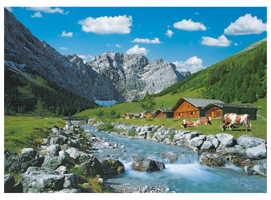 RAVENSBURGER Puzzle Karwendel, Rakousko 1000 dílků