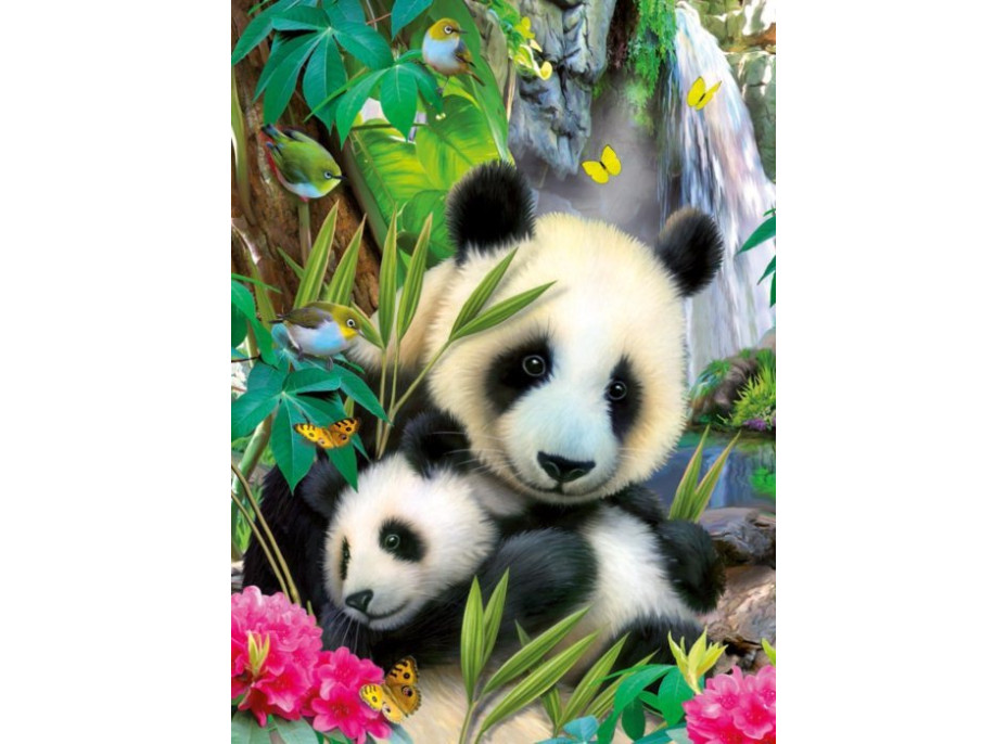 RAVENSBURGER Puzzle Nádherná panda 300 dílků