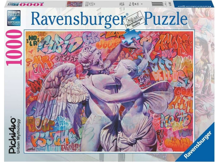 RAVENSBURGER Puzzle Amor a Psýché 1000 dílků