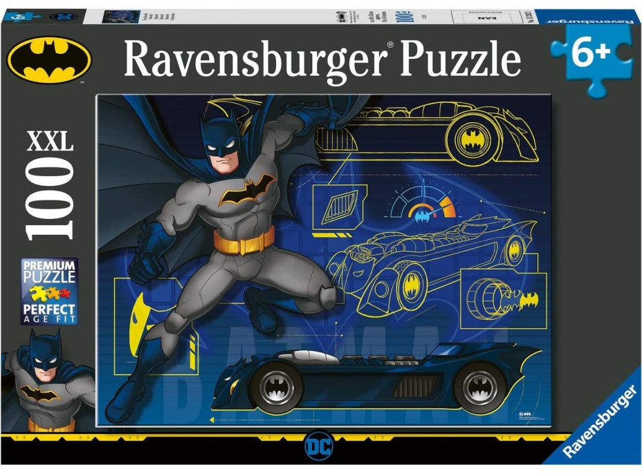 RAVENSBURGER Puzzle Batman XXL 100 dílků