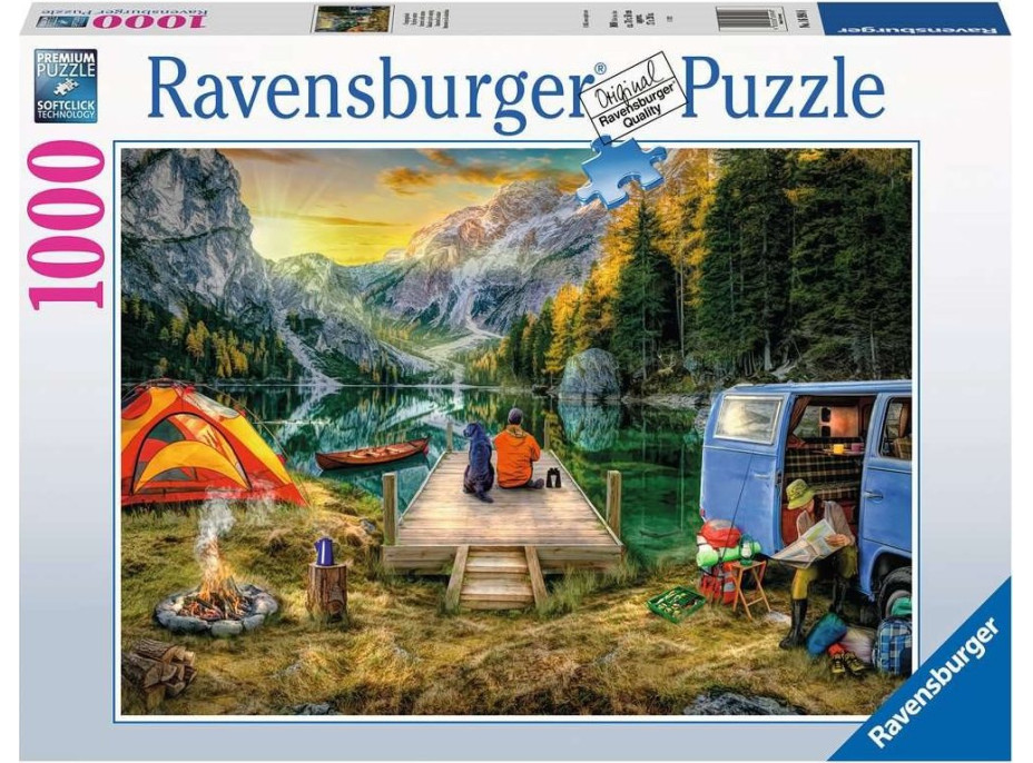 RAVENSBURGER Puzzle Dovolená pod širým nebem 1000 dílků