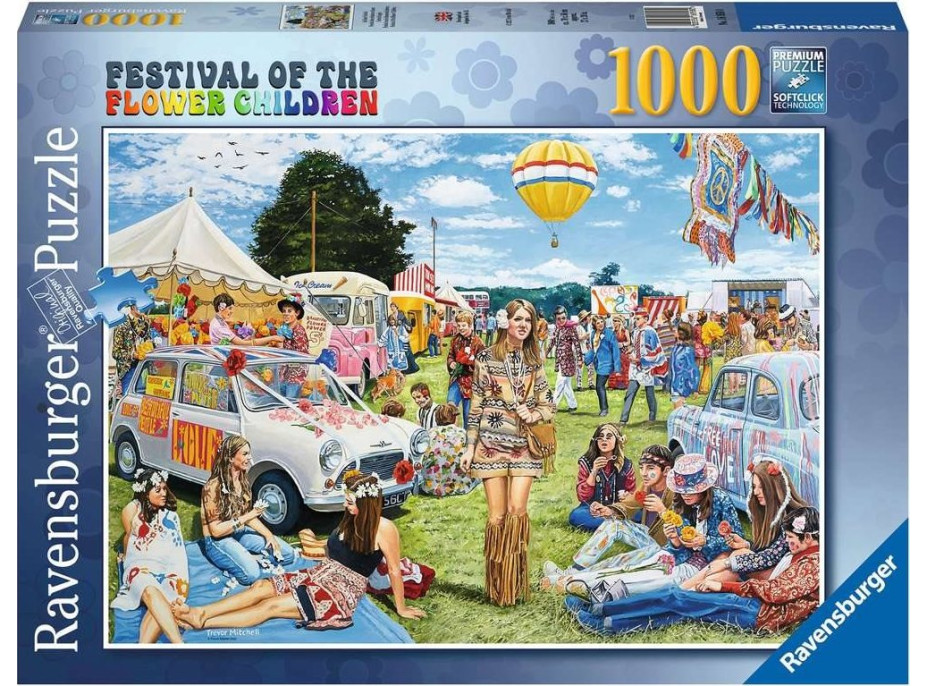 RAVENSBURGER Puzzle Festival květinových dětí 1000 dílků