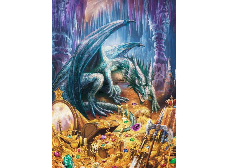 RAVENSBURGER Puzzle Jeskynní drak XXL 100 dílků