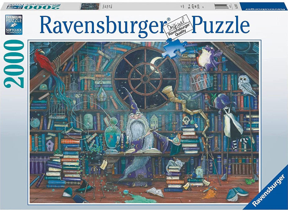 RAVENSBURGER Puzzle Kouzelník Merlin 2000 dílků