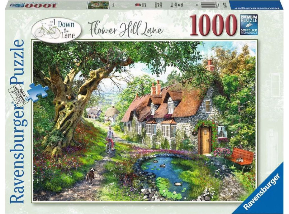 RAVENSBURGER Puzzle Květinovou cestičkou 1000 dílků