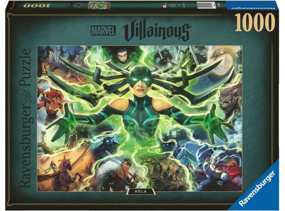 RAVENSBURGER Puzzle Marvel Villainous: Hela 1000 dílků