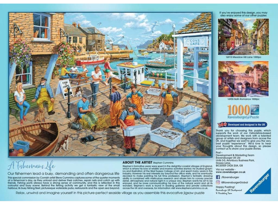 RAVENSBURGER Puzzle Rybářský život 1000 dílků