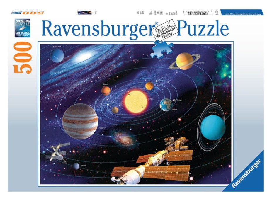 RAVENSBURGER Puzzle Sluneční soustava 500 dílků