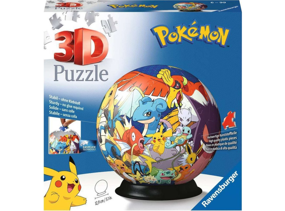 RAVENSBURGER Puzzleball Pokémoni 72 dílků