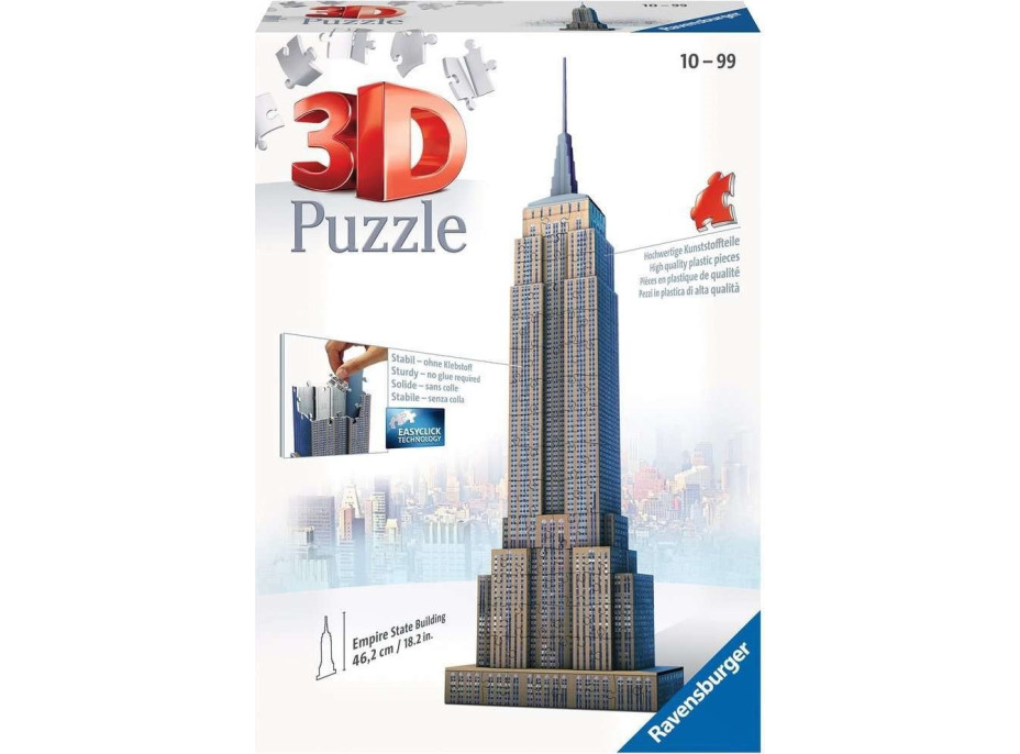 RAVENSBURGER 3D puzzle Empire State Building, New York 216 dílků