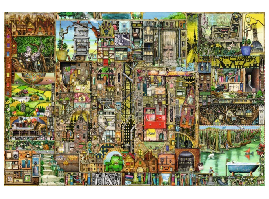 RAVENSBURGER Puzzle Bizarní město 5000 dílků