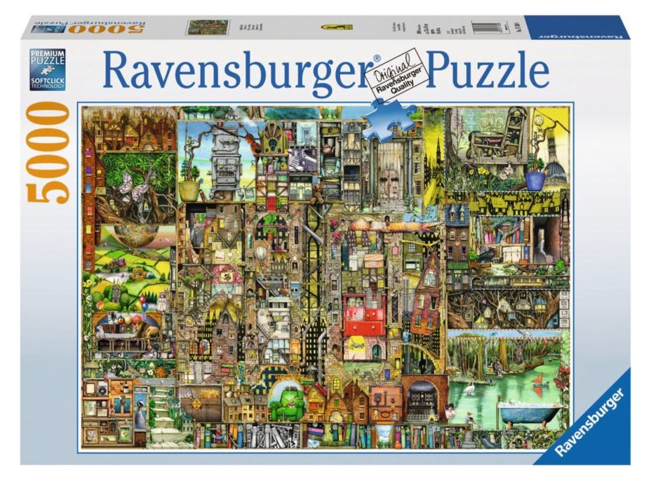 RAVENSBURGER Puzzle Bizarní město 5000 dílků