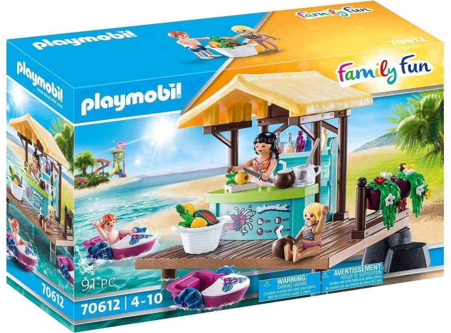 PLAYMOBIL® Family Fun 70612 Půjčovna šlapadel s džusovým barem