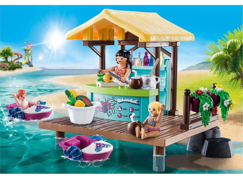 PLAYMOBIL® Family Fun 70612 Půjčovna šlapadel s džusovým barem