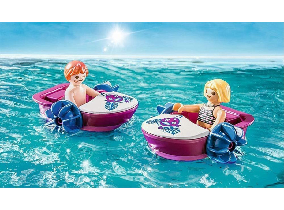 PLAYMOBIL® Family Fun 70612 Půjčovna šlapadel s džusovým barem