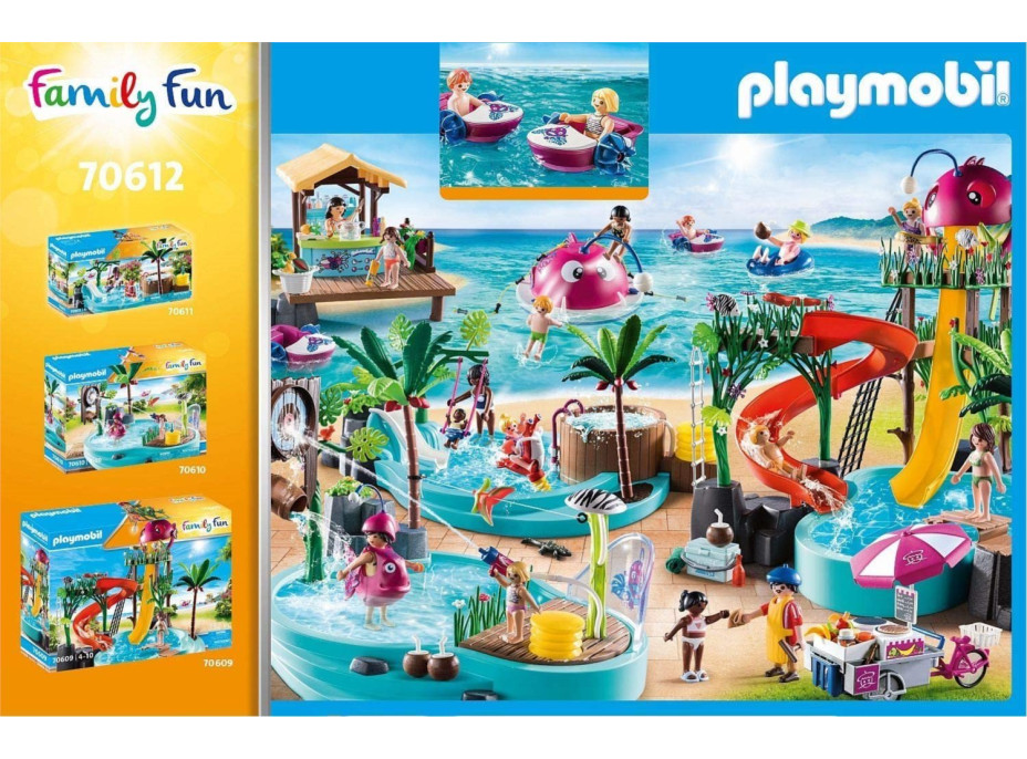 PLAYMOBIL® Family Fun 70612 Půjčovna šlapadel s džusovým barem