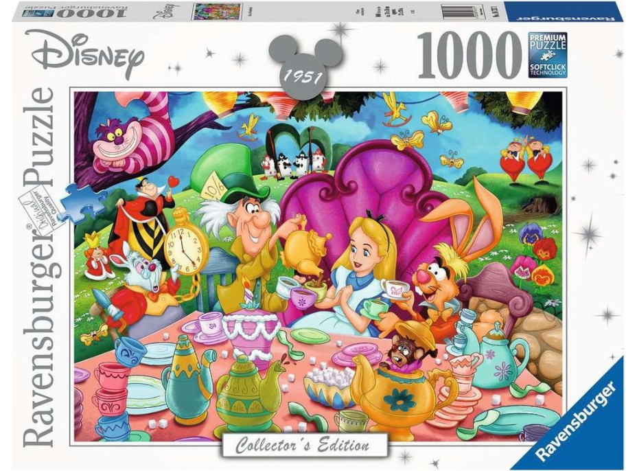 RAVENSBURGER Puzzle Alenka v říši divů 1000 dílků