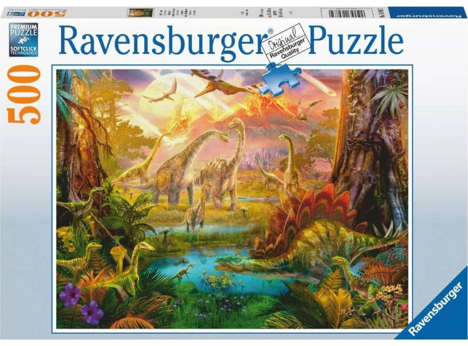 RAVENSBURGER Puzzle Dinoland 500 dílků