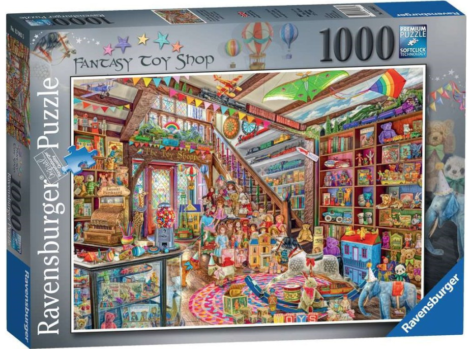 RAVENSBURGER Puzzle Fantastické hračkářství 1000 dílků