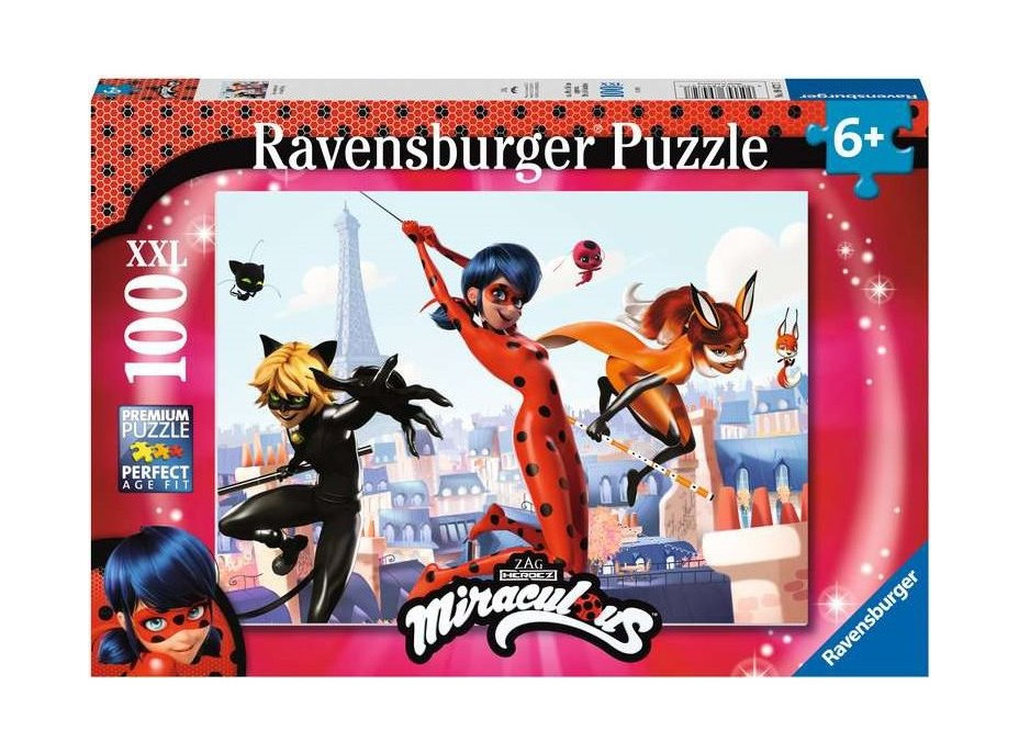 RAVENSBURGER Puzzle Kouzelná Beruška v Paříži XXL 100 dílků