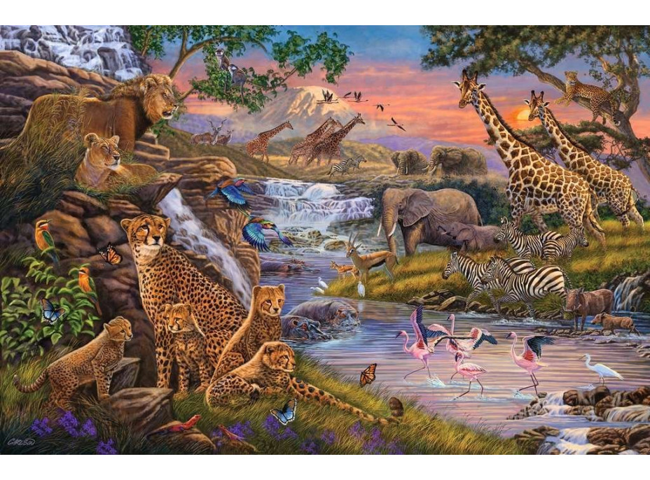 RAVENSBURGER Puzzle Království zvířat 3000 dílků