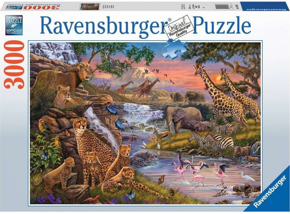 RAVENSBURGER Puzzle Království zvířat 3000 dílků