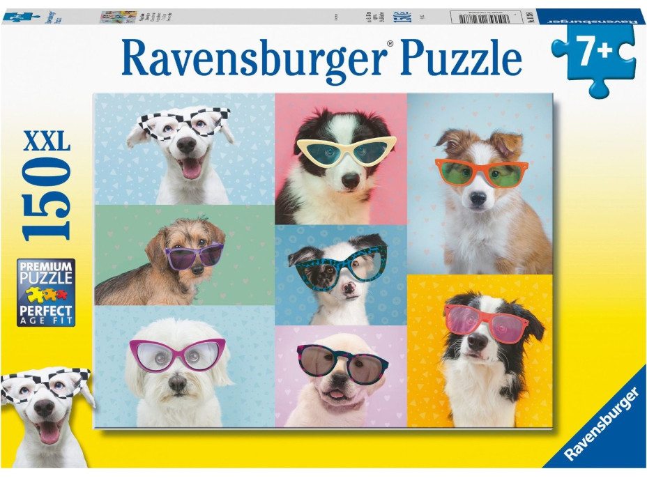 RAVENSBURGER Puzzle Legrační psi XXL 150 dílků