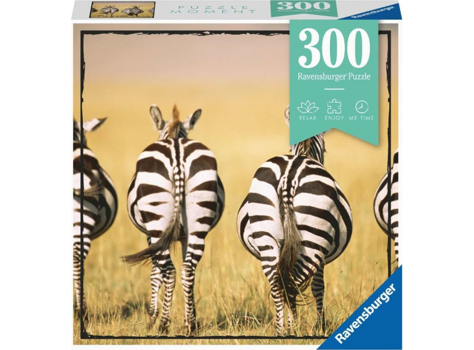 RAVENSBURGER Puzzle Moment: Zebry 300 dílků