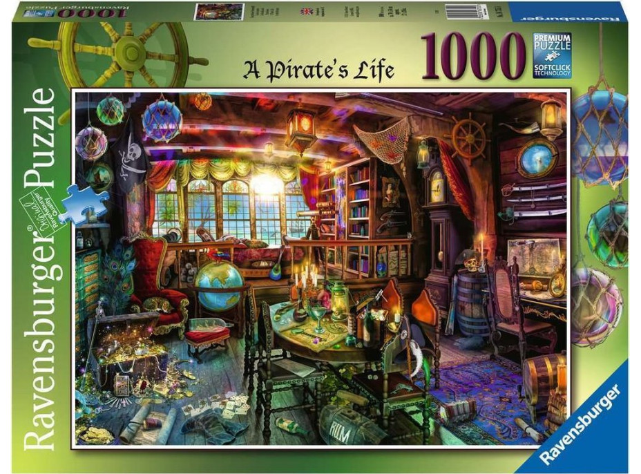 RAVENSBURGER Puzzle Pirátský život 1000 dílků