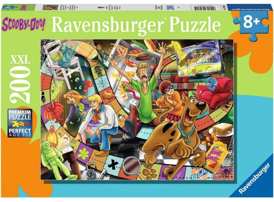 RAVENSBURGER Puzzle Scooby Doo: Strašidelná hra XXL 200 dílků