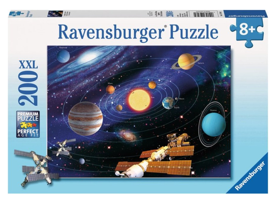 RAVENSBURGER Puzzle Sluneční soustava XXL 200 dílků
