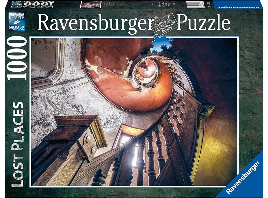 RAVENSBURGER Puzzle Ztracená místa: Dubová spirála 1000 dílků