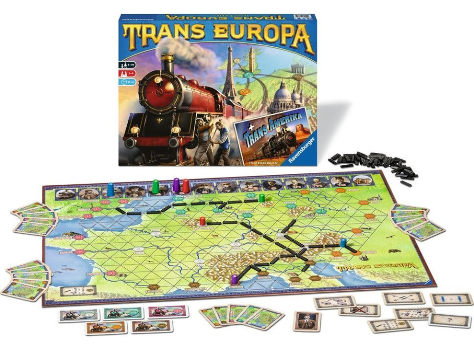 RAVENSBURGER Trans Europa + Trans Amerika