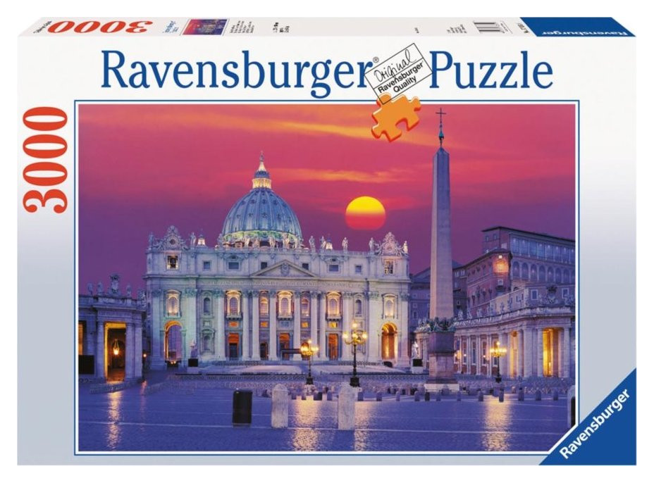 RAVENSBURGER Puzzle Bazilika svatého Petra, Řím 3000 dílků