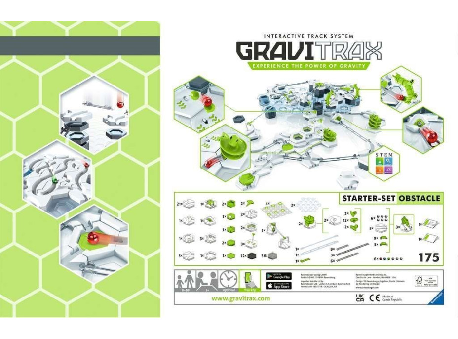 RAVENSBURGER GraviTrax Startovní sada Set Obstacle