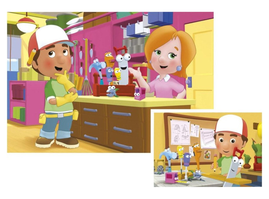 RAVENSBURGER Puzzle Mistr Manny (Handy Manny) 2x20 dílků